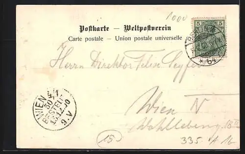 AK Berlin, Hotel Der Reichshof, Wilhelmstrasse 70a, Concert- und Speisesaal