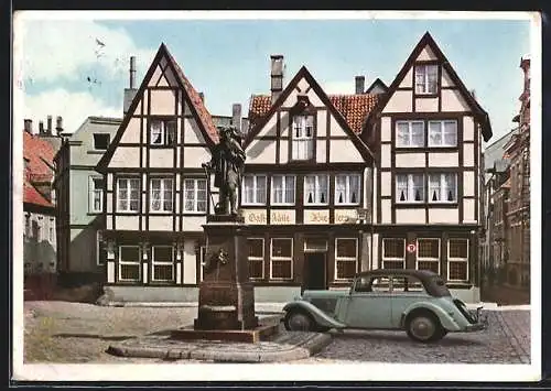 AK Münster i. W., Gaststätte Wielers, Inh. Theo Micklinghoff, Spiekerhof 47 /49