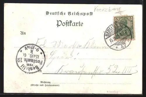 Lithographie Berlin-Kreuzberg, Restaurant & Tanz-Lokal Carl Köhler`s Festsäle, Teltowerstrasse 38