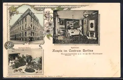 AK Berlin, Hotel Hospiz im Centrum, Holzgartenstrasse 9-10