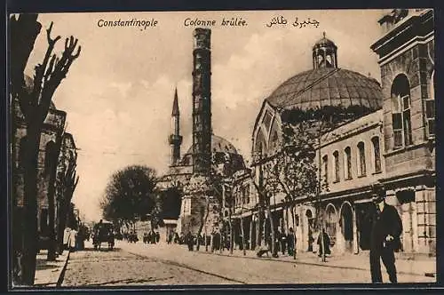 AK Constantinople, Colonne brulée