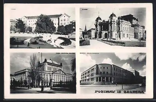 AK Zagreb, Sveucilisina Biblioteka, Realna Gimnazija