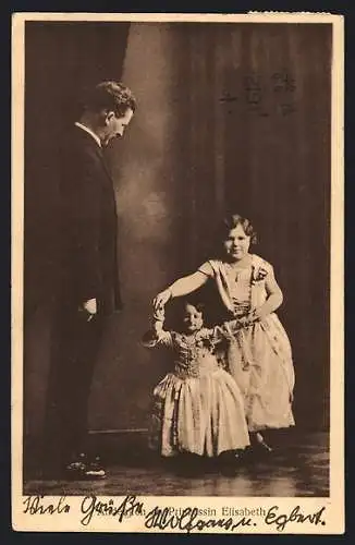 AK Andenken an die kleinwüchsige Prinzessinn Elisabeth