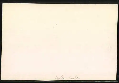 Fotografie unbekannter Fotograf, Ansicht Baden-Baden, Teilansicht der Stadt
