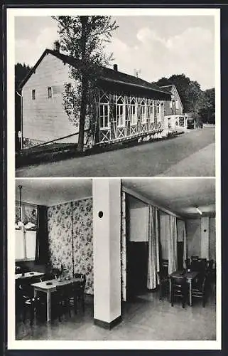 AK Breckerfeld, an der Gaststätte Wawziniak, im Gastraum