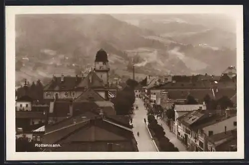 AK Rottenmann, Ortspanorama