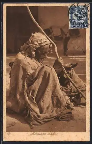 AK Mendiant Arabe, Arabischer Bettler