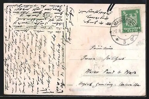 AK Dampfer Albert Ballin der Hamburg-Amerika-Linie, Passagierschiff