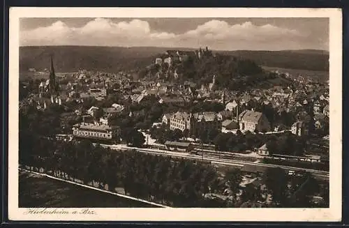 AK Heidenheim a. Brz., Panoramablick auf den Berg