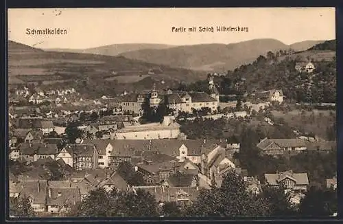 AK Schmalkalden, Teilansicht mit Schloss Wilhelmsburg