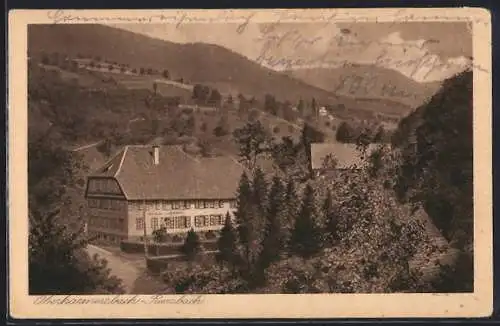 AK Oberharmersbach-Riersbach, Gasthaus u. Pension Zur Sonne