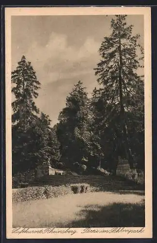 AK Rheinsberg, Partie im Schlosspark