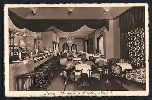 AK Berlin-Wilmersdorf, Tanz-Cafe Gong, Inh. Franz Schulz, Nürnberger Platz 2