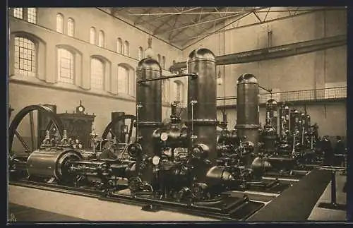 AK Leverkusen a. Rh., Farbenfabriken vorm. Friedr. Bayer & Co., Im Wasserwerk
