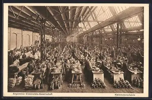 AK Berlin-Gesundbrunnen, Allgemeine Elektricitäts-Gesellschaft, Kleinmotorenfabrik, Brunnenstrasse