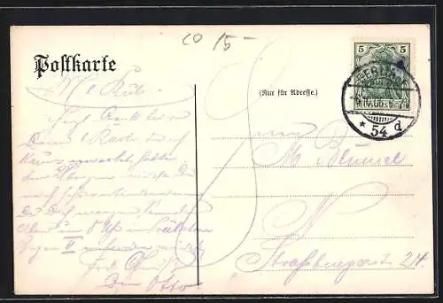 AK Berlin, Lange`s Restaurant und Festsaal, Invalidenstrasse 5