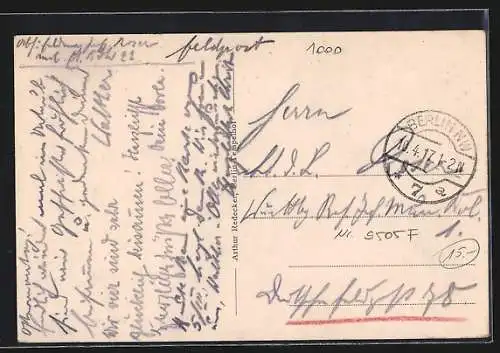 AK Berlin, Restaurant Baltic, Patzenhofer Brauerei-Ausschank, Inh. Willy Bollinger, Invalidenstrasse 120 /121