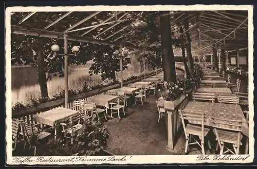 AK Berlin-Zehlendorf, Kaffee-Restaurant Krumme Lanke, Inh. Willi Brumm
