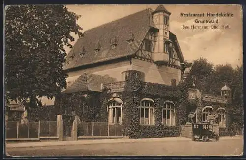 AK Grunewald, Restaurant Hundekehle, Bes. Hermann Otto