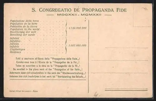 AK Papst Pius XI., div. Darstellungen mit Vers