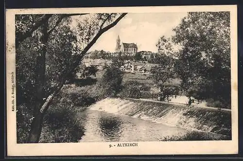 AK Altkirch, Blick auf die Kirche