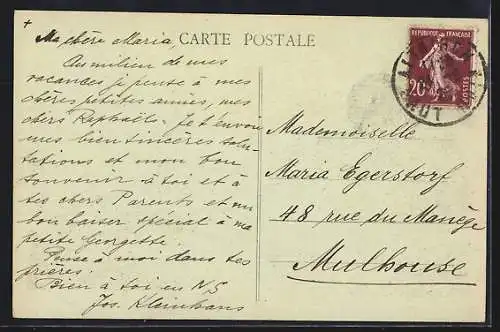 AK Altkirch, Blick auf die Kirche