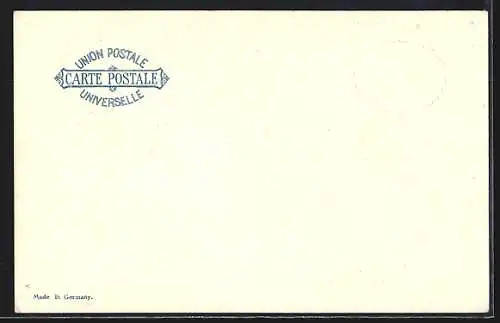 AK Japan, japanische Briefmarken mit Stempel, Landkarte mit Japan, China, Sibirien und Korea, Wappen