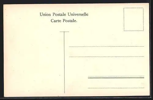 AK Monaco, Briefmarken und Wappen mit Krone
