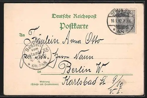 Lithographie Berlin, Berliner Gewerbe-Ausstellung 1896, Platz vor dem Berliner Rathaus, Ortspartie