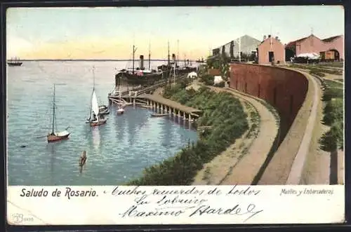 AK Rosario, Muelles y Embarcaderos