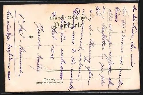 Lithographie Türkheim, Altes Thor, Elsässerin in Tracht, Drei Aehren und Schlucht mit Villa Hartmann