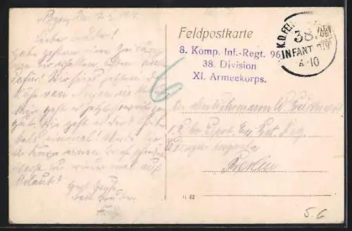 AK Pontoise, zerstörte Hängebrücke u. Notbrücke, deutsche Kavalleristen