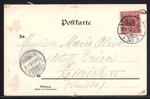 Künstler-AK Franz Stassen: Senta, Fliegender Holländer, Richard Wagner