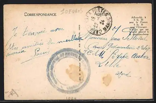 AK Maroc, Le Forgeron Meknès, Hadda, Marokkanischer Schmied