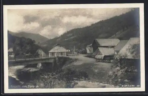 AK Tororya, Ortsansicht von der anderen Flussseite