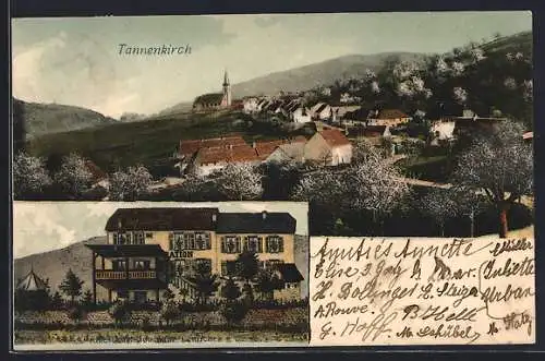 AK Tannenkirch, Restauration zum Tännchel, Teilansicht