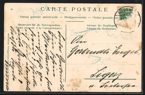 Künstler-AK Heimkehr von der Alp