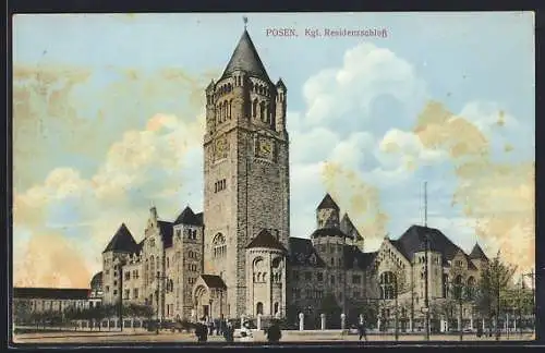 AK Posen / Poznan, Königliches Residenzschloss