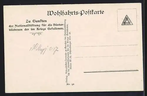 AK Zurawno am Dnjestr, Mann mit Hund vor den zerstörten Häusern