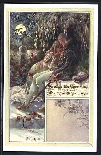 Künstler-AK Rud. Dutz: Paar