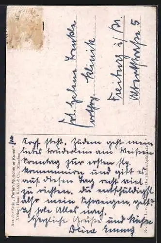 Künstler-AK Ludwig von Zumbusch: Die kleinen Apfeldiebe