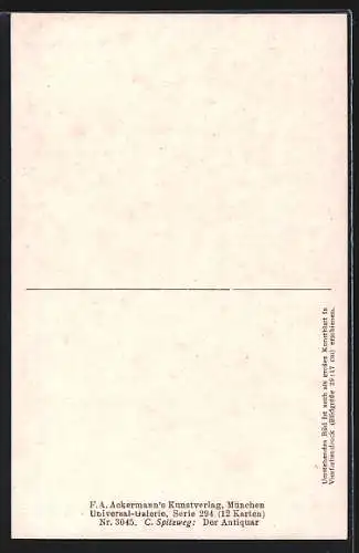 Künstler-AK Carl Spitzweg: Der Antiquar