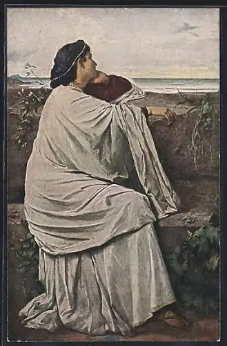 Künstler-AK sign. A. Feuerbach: Iphigenie