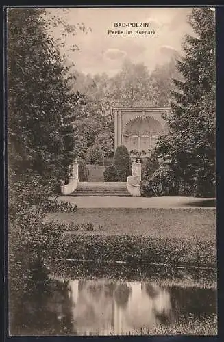 AK Bad-Polzin, Partie im Kurpark