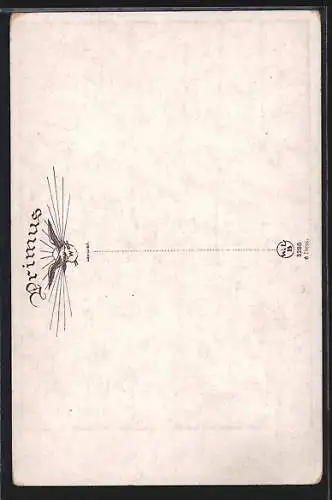 Künstler-AK Wohlgemuth & Lissner, Primus-Postkarte No. 5286: Hinter den Kulissen