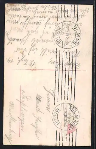 AK Junge Dame in Uniform mit Degen