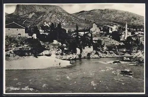AK Mostar, Teilansicht mit Flusspartie