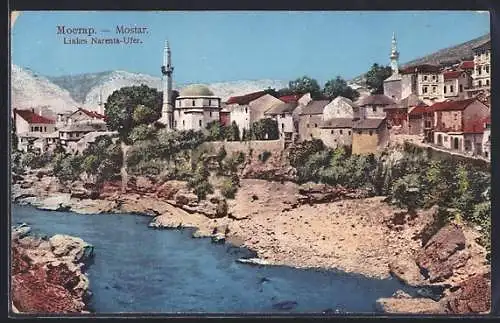 AK Mostar, Partie am linken Narenta-Ufer
