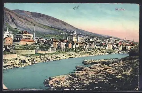 AK Mostar, Partie am Flussufer
