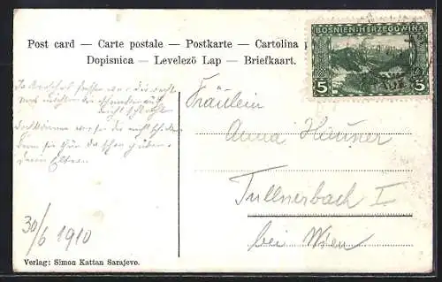 AK Sarajewo, Ansicht der Begova Moschee / Begova Dzamija